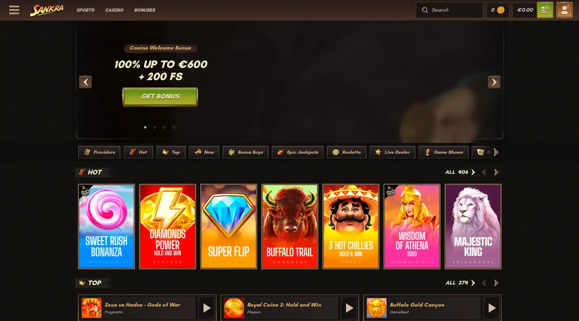 IOS Sankra best casino